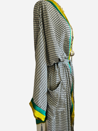 Vintage Silk Long Robe