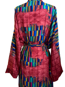 Vintage Silk Long Robe