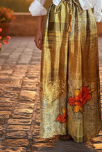 Load image into Gallery viewer, Vintage Sari Silk Palazzo Pant XS