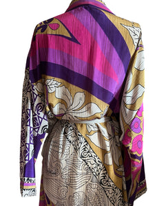 Vintage Silk Long Robe