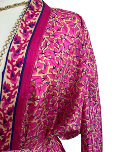 Vintage Silk Long Robe