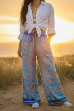 Load image into Gallery viewer, Vintage Sari Silk Palazzo Pant Small