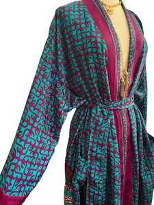 Vintage Silk Robe