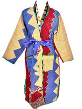 Load image into Gallery viewer, Vintage Kantha Coat Reversible