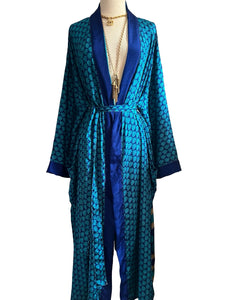Vintage Silk Long Robe