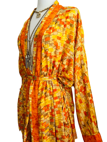 Vintage Silk Robe