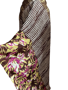 Vintage Silk Sari Dress Midi