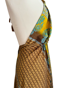 Vintage Silk Sari Dress