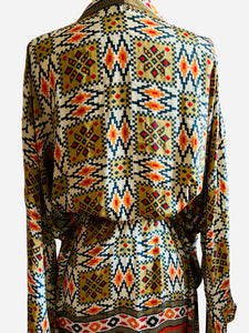 Vintage Silk Long Robe