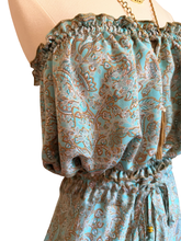 Load image into Gallery viewer, Vintage Silk Sari 2pc Skirt Set