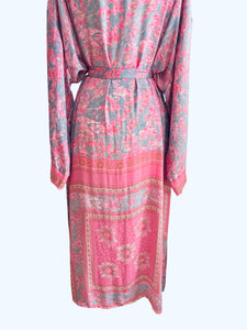 Vintage Silk Long Robe