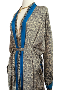 Vintage Silk Long Robe
