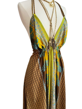 Load image into Gallery viewer, Vintage Silk Sari Dress