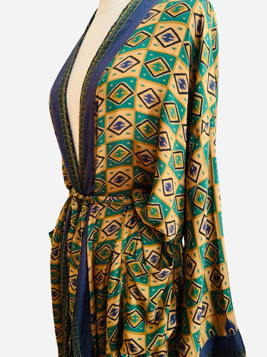 Vintage Silk Long Robe