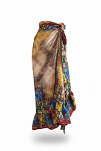 Load image into Gallery viewer, Vintage Silk Sari Sarong