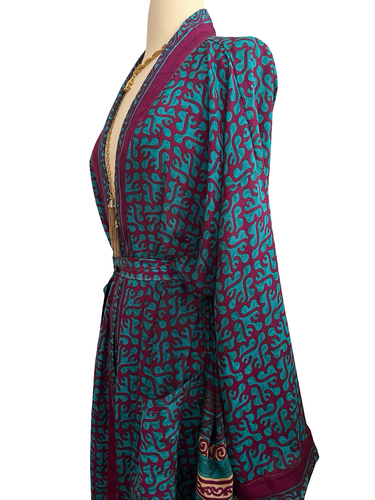 Vintage Silk Robe