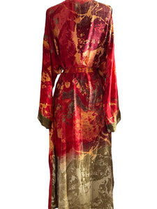 Vintage Silk Long Robe
