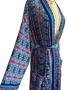 Vintage Silk Long Robe