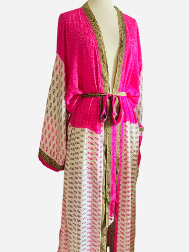 Vintage Silk Long Robe