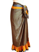 Load image into Gallery viewer, Vintage Silk Sari Sarong