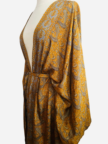 Vintage Silk Long Robe