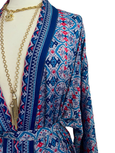Vintage Silk Long Robe
