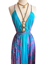 Load image into Gallery viewer, Vintage Silk Sari Dress