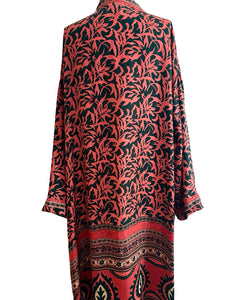 Vintage Silk Long Robe