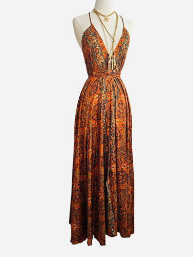 Vintage Silk Sari Dress