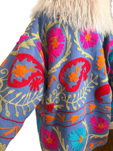 Load image into Gallery viewer, Vintage Suzani Embroidered Fleece Jacket