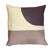 Load image into Gallery viewer, Plum + Cashmere Linen Pillow