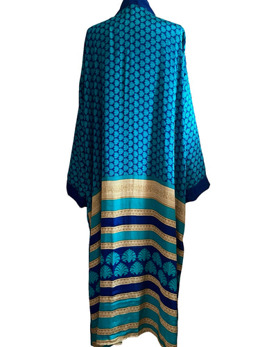 Vintage Silk Long Robe