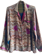 Load image into Gallery viewer, Vintage Silk Lounge Set Large