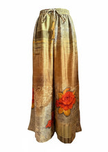 Load image into Gallery viewer, Vintage Sari Silk Palazzo Pant XS