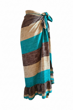 Load image into Gallery viewer, Vintage Silk Sari Sarong