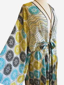 Vintage Silk Long Robe