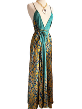 Load image into Gallery viewer, Vintage Silk Sari Dress
