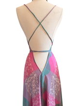 Load image into Gallery viewer, Vintage Silk Sari Dress