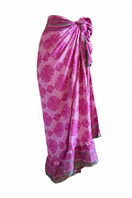 Load image into Gallery viewer, Vintage Silk Sari Sarong