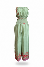 Load image into Gallery viewer, Vintage Silk Sari 2pc Pant Set