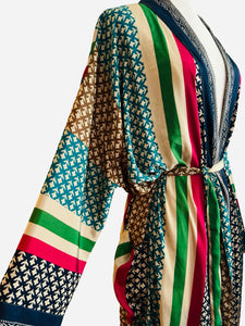 Vintage Silk Long Robe