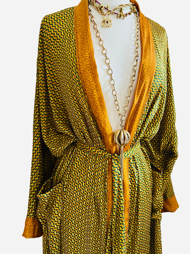 Vintage Silk Long Robe