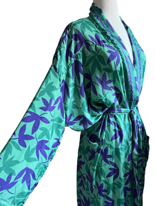 Vintage Silk Long Robe