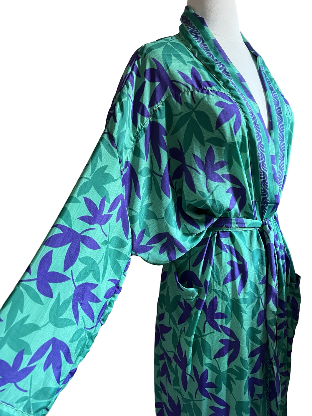Vintage Silk Long Robe