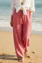 Load image into Gallery viewer, Vintage Sari Silk Palazzo Pant L/XL