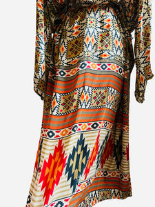 Vintage Silk Long Robe