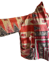 Load image into Gallery viewer, Vintage Kantha Jacket Reversible