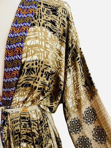 Vintage Silk Long Robe