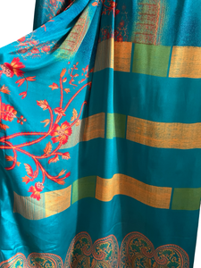 Vintage Silk Long Robe