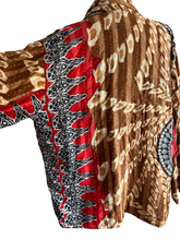 Load image into Gallery viewer, Vintage Kantha Short Jacket Reversible